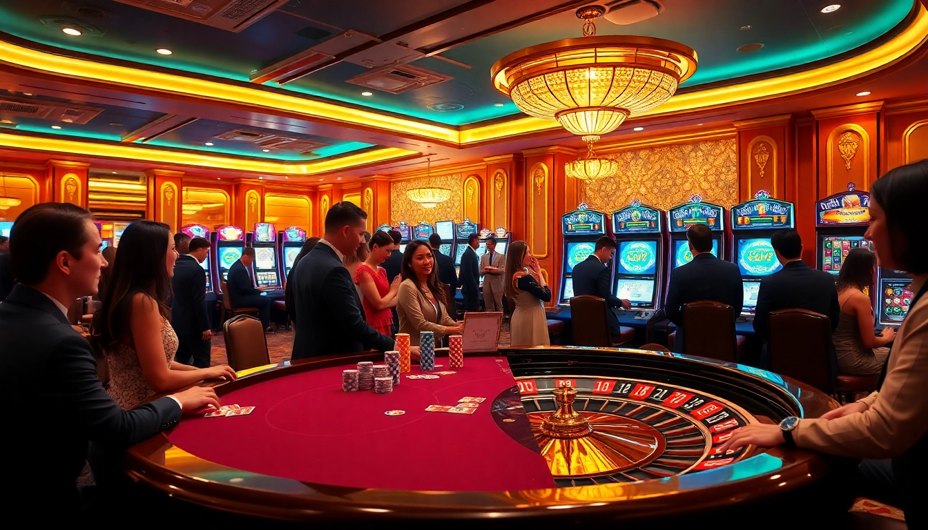 Experience the excitement of game ai enhancing gameplay at a vibrant casino featuring poker and roulette.