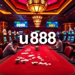 Experience the thrill of winning with u888 at an upscale casino gaming table.