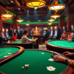 Experience the excitement of gambling at https://s8limited.com/ with a luxurious casino vibe featuring poker tables and slot machines.
