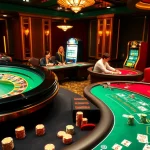 Players engaging at a vibrant casino table focused on 88vv gambling excitement.