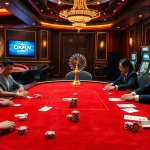 Experience the thrill of gambling with OKFUN đăng ký at an upscale casino table full of excitement.