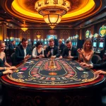 Engage with thrilling B52-style poker games at a luxurious casino.