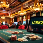 Engaging players at a vibrant casino table with chips and games linked to https://uu8802.com/ experiences.