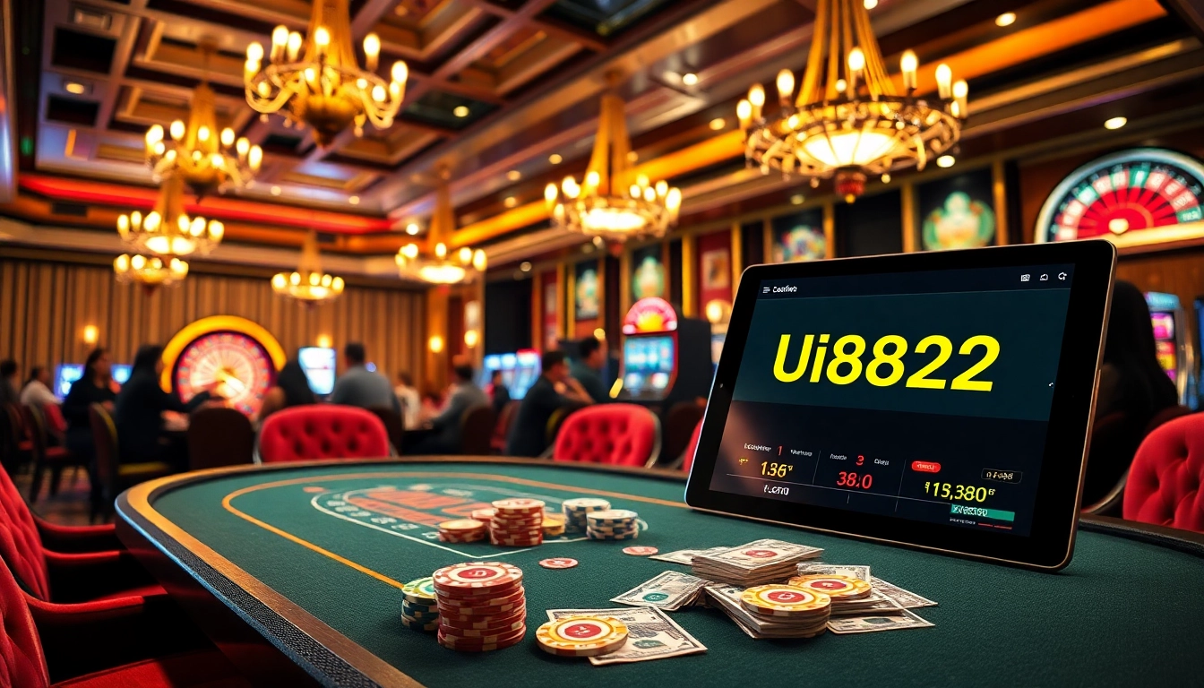 Engaging players at a vibrant casino table with chips and games linked to https://uu8802.com/ experiences.