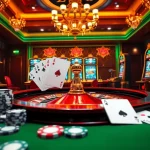 Experience the excitement of gambling at e2bet.com with vibrant casino visuals and dynamic betting elements.