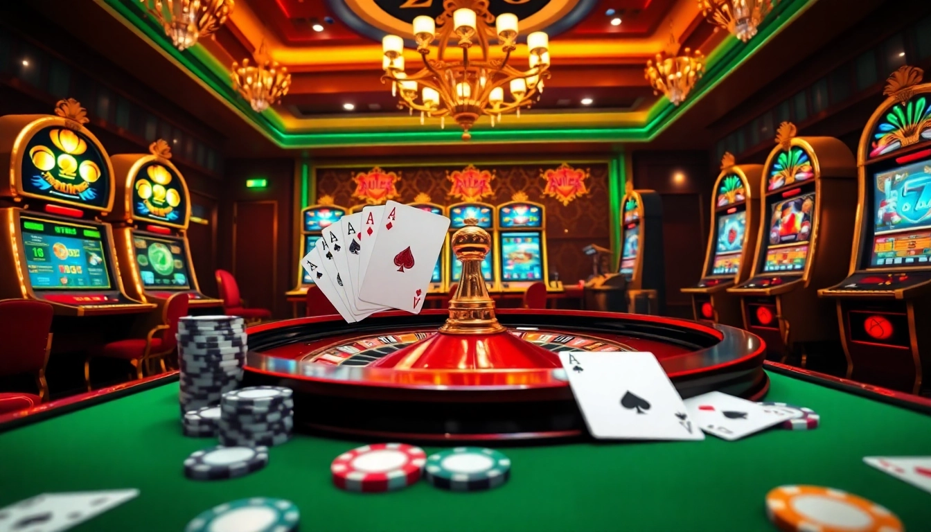 Experience the excitement of gambling at e2bet.com with vibrant casino visuals and dynamic betting elements.