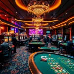 Experience excitement at the ABC8 casino with vibrant slot machines and engaging poker tables.