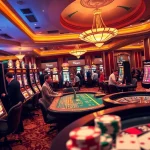Experience thrilling gaming at KJC, with vibrant slots and poker action.