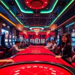 Experience dynamic online gaming at tk88win.live with engaging casino scenes and excited players.