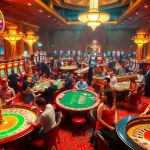 Experience thrilling gameplay at https://pg999.baby/ with vibrant casino tables and excited players.