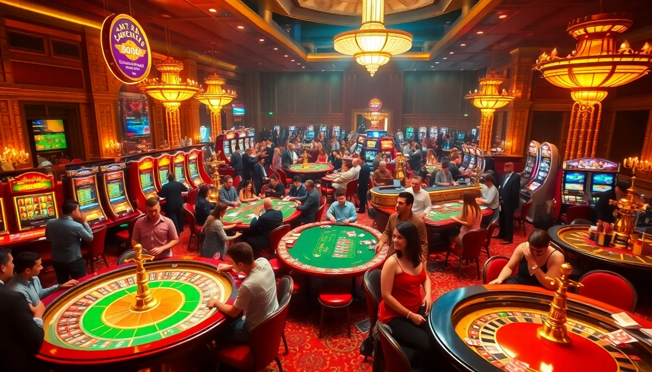 Experience thrilling gameplay at https://pg999.baby/ with vibrant casino tables and excited players.