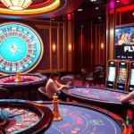 Experience the excitement of FLY88 Đăng nhập with vibrant casino visuals showcasing games and betting.