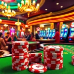 Experience the excitement at Good88 with vibrant casino chips on a luxury gaming table.
