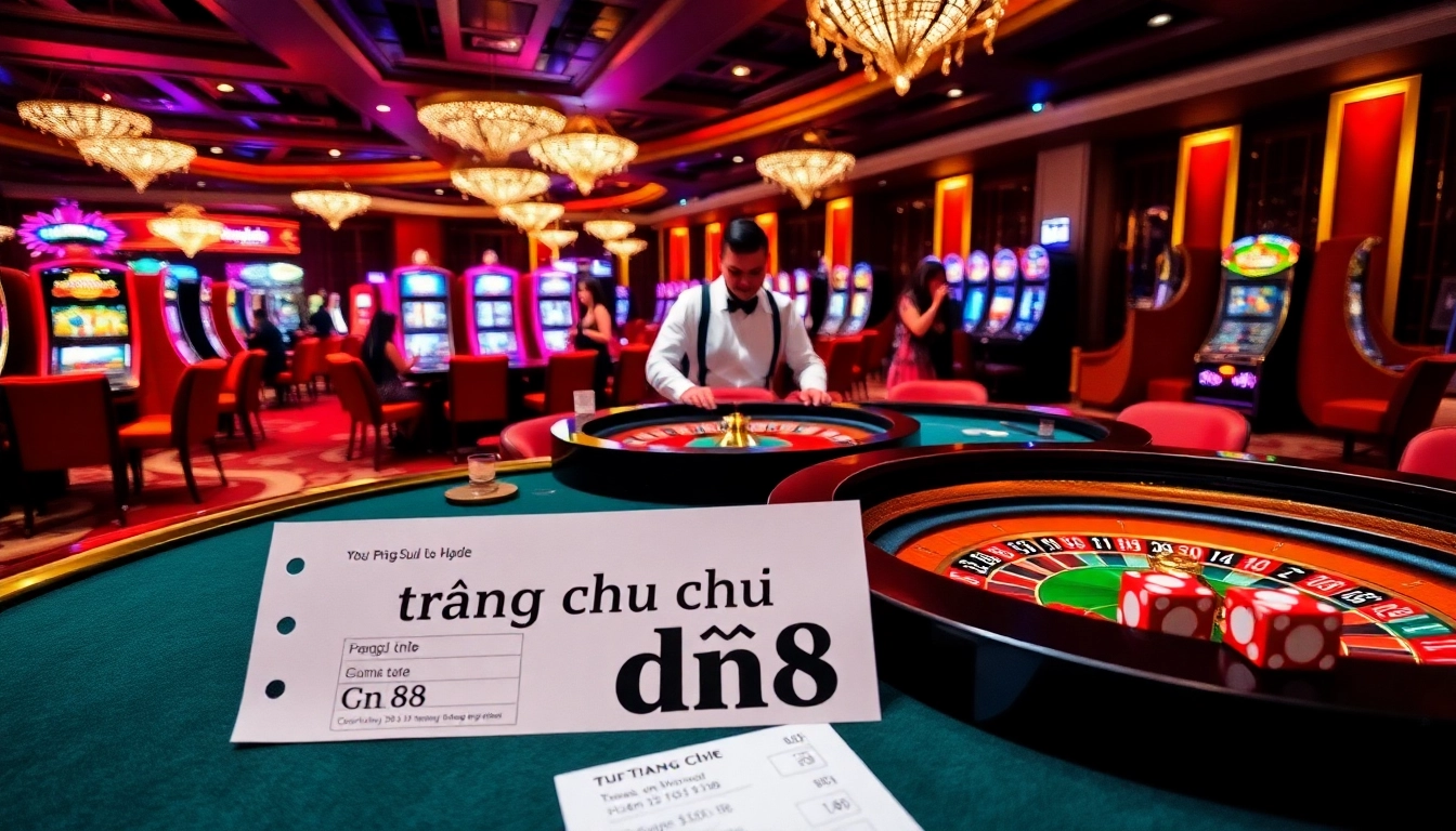 Experience luxury gambling with engaging gameplay at trang chu dn88.