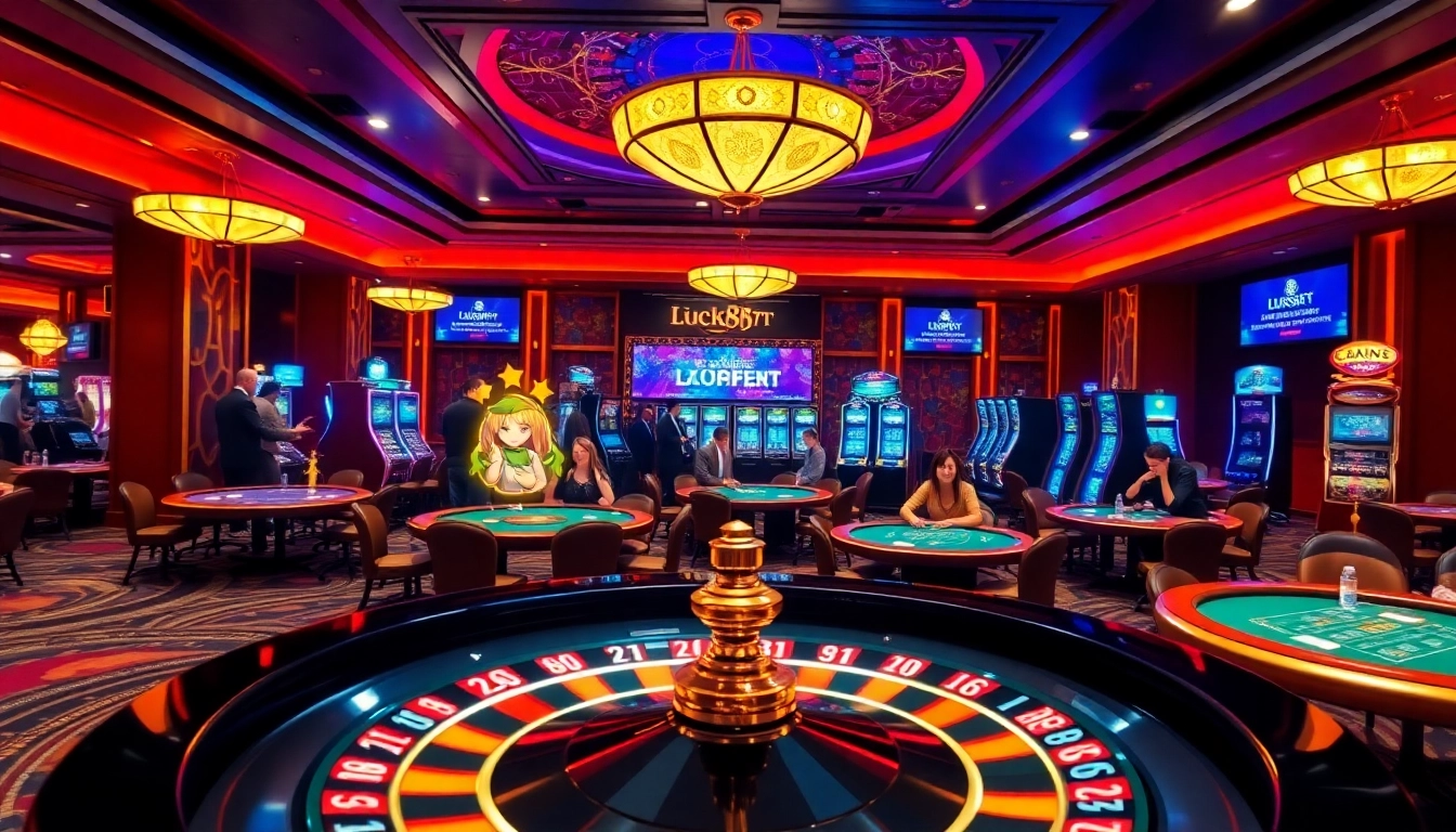 Join the thrill of winning at https://luck8f.jpn.com/ in this vibrant casino experience with gaming excitement.