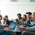 Engaging online gaming scene with 789P brand elements for a modern audience.