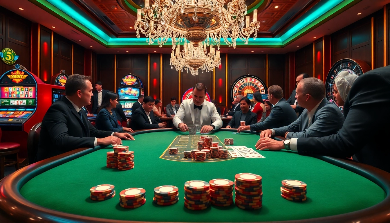 Engage in thrilling gameplay at https://five88.foo/ with luxurious poker tables and exciting casino elements.