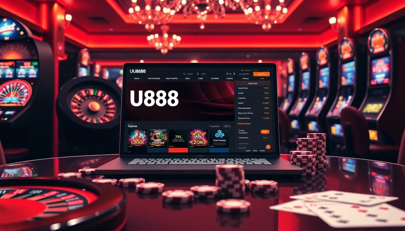 Experience the thrilling atmosphere of U888 betting at https://u8888.bio/ with vibrant casino visuals and excitement.