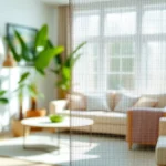 Enhance your home with the sleek, effective Flyscreenmaxx pleated fly screen design.