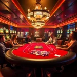 B52 club offers an exciting poker scene with vibrant colors, luxury tables, and engaged players.
