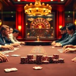 Experience thrilling gameplay with uu88 at an upscale casino poker table.