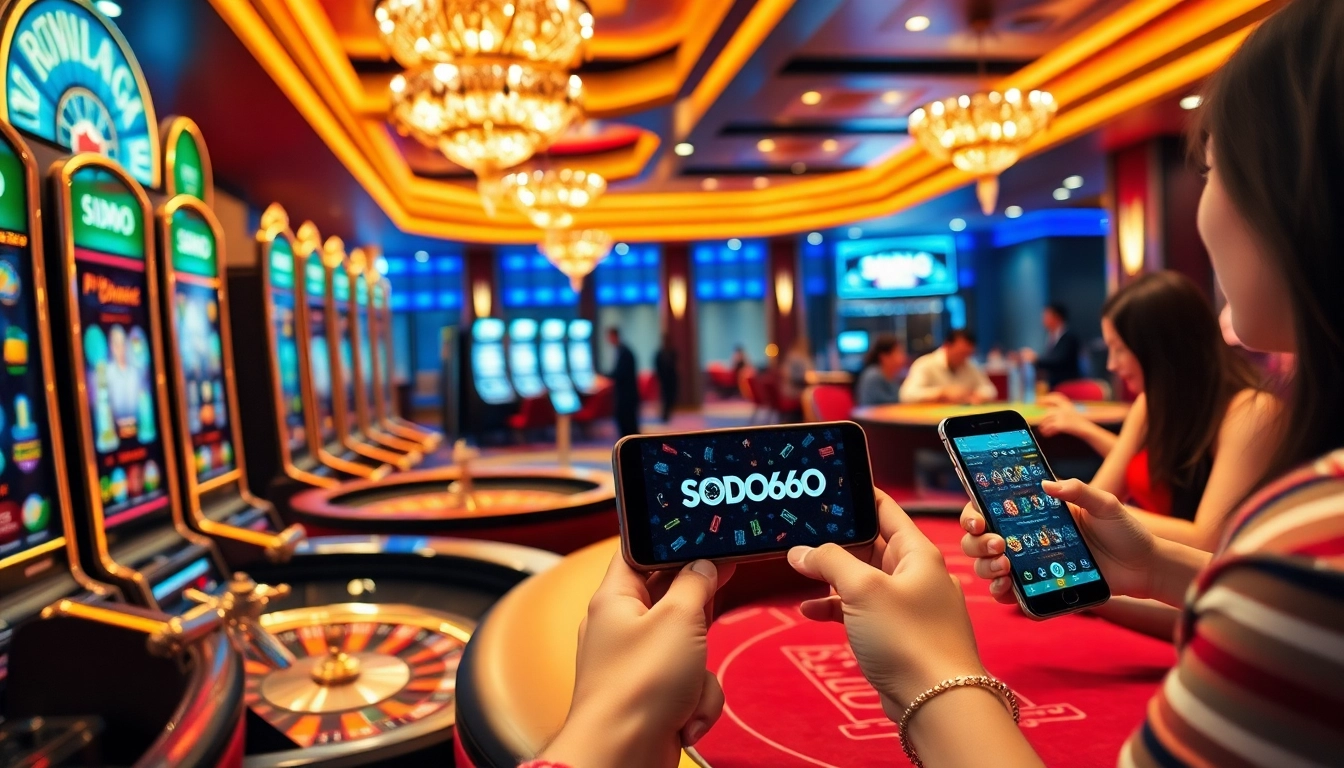 SODO66 app enhances the casino experience through engaging mobile gameplay and vibrant gambling activities.