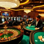 Exciting gameplay at a casino table featuring roulette and poker chips for https://s8onl.com/.