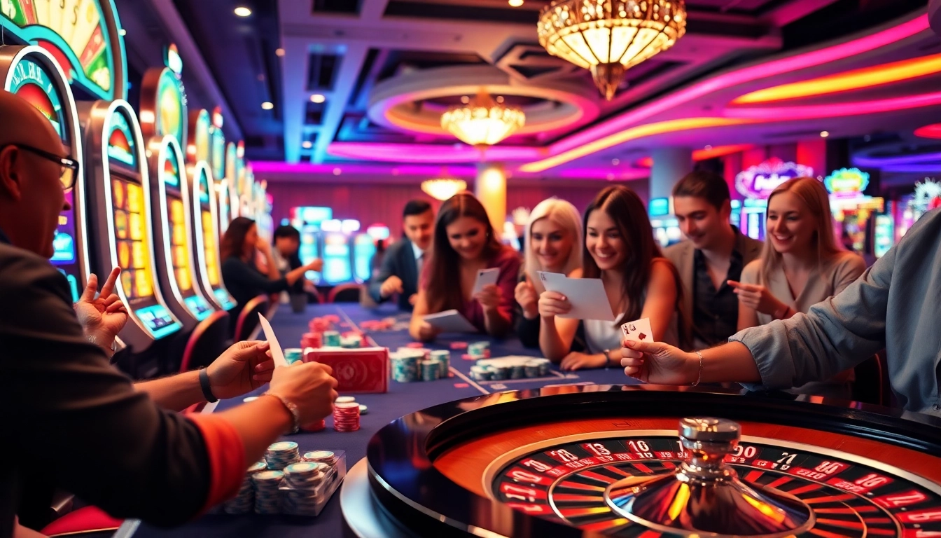 Experience the thrill of winning big with link fly88 at an elegant casino, filled with vibrant games and excitement.