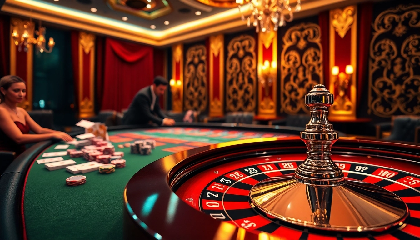 Experience the thrill of a lucky win at a vibrant casino roulette table, capturing the excitement of betting.