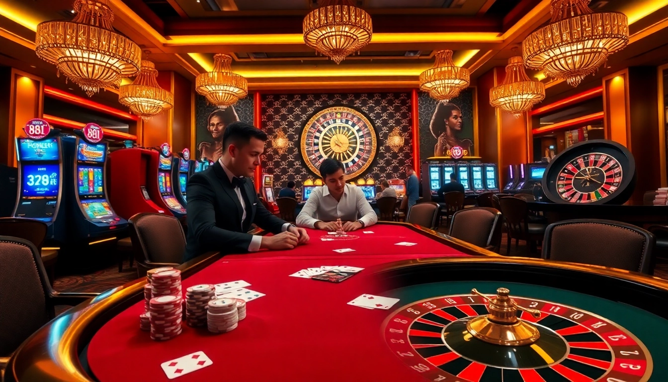 High-stakes poker game showcasing the excitement of 88i casino adventures