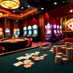 Experience the thrill of Lc88 casino with vibrant poker tables and exciting game action.