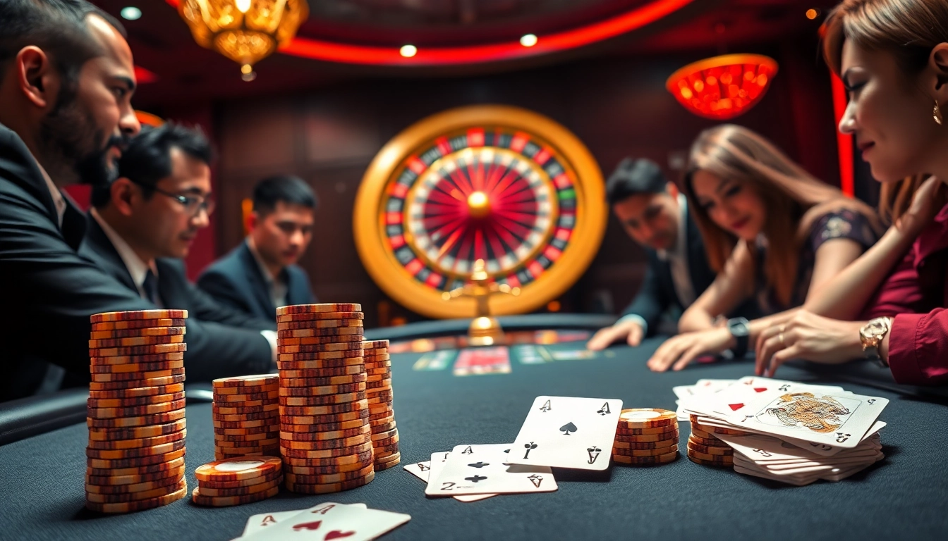 Engage in high-stakes action with PG88 VIP casino poker table featuring elegant cards and chips.