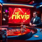 Engage in an exciting game of poker and roulette at rikvip, feeling the thrill of the casino atmosphere.