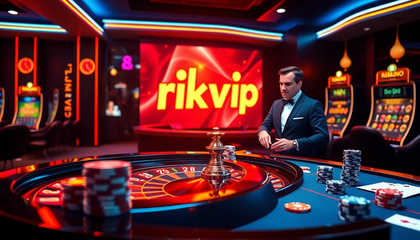 Engage in an exciting game of poker and roulette at rikvip, feeling the thrill of the casino atmosphere.