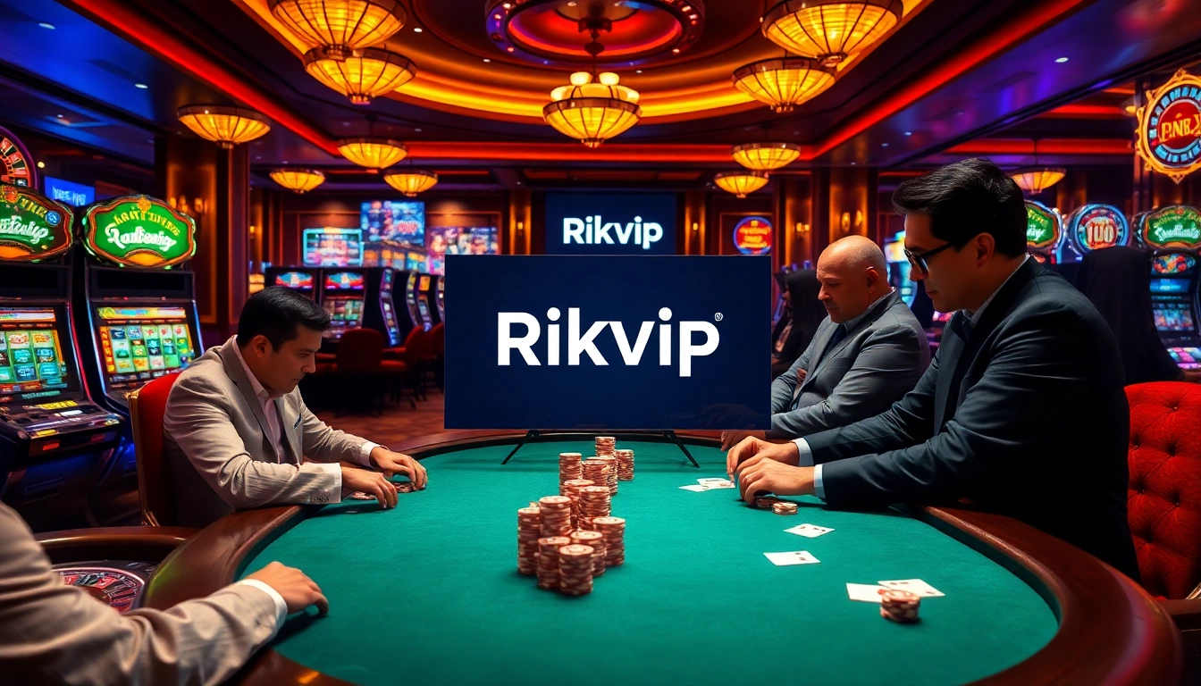Experience the thrill of winning at Rikvip with luxurious casino games and vibrant action.