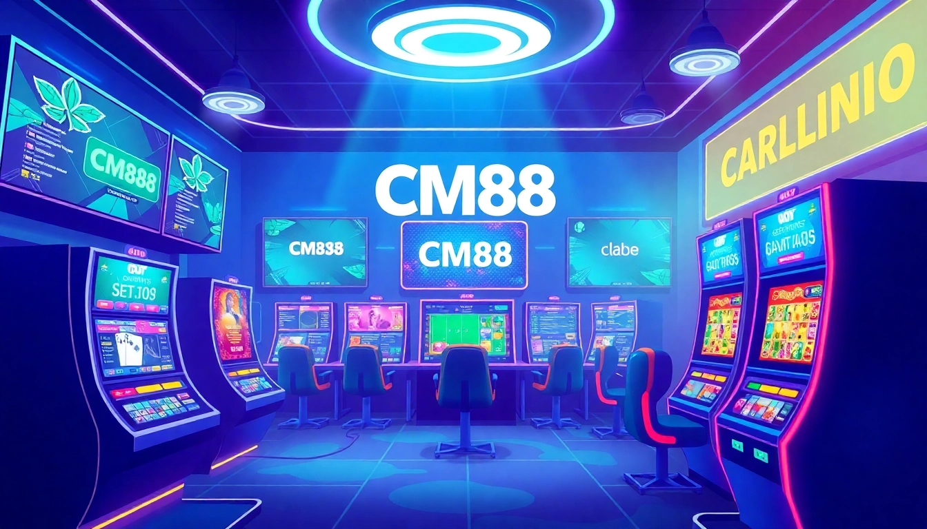 Experience excitement and trust with CM88 com's vibrant online gambling interface.