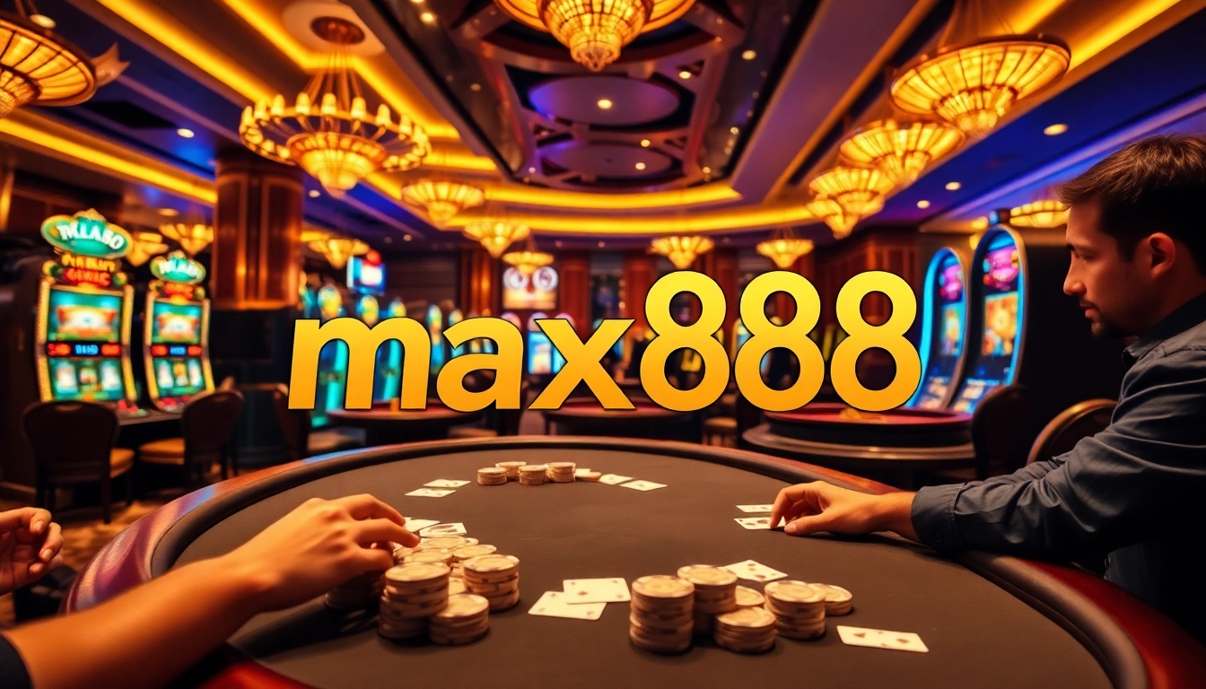 Experience vibrant gaming excitement at max88 casino tables with thrilling players and premium gaming options.