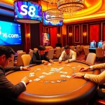 Experience thrilling poker action at S8 com casino with vibrant gameplay and luxurious ambiance.