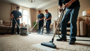 Expert Glasgow carpet cleaning in action, showcasing professional techniques and modern equipment.