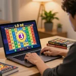 Lô Đề 3 Càng highlights an engaged user playing an exciting online lottery game, emphasizing strategic choices.
