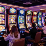 Mơ thấy người yêu cũ là điềm gì while players celebrate wins at vibrant slot machines