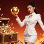 Experience the excitement at nhà cái go8 with immersive casino elements and a confident female dealer.
