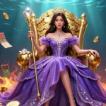 Bet on keo bong da as you visualize thrilling sports betting elements surrounding a regal princess.