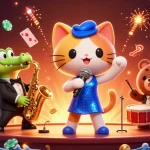 88M players celebrating with vibrant characters and dynamic casino elements in a thrilling gaming atmosphere.