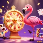 Join the excitement of Go88 with this lively casino scene showcasing games, prizes, and festive elements.