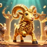 Experience dynamic action with dewa1000's thrilling casino elements in a rich 3D illustration.