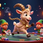 Experience the excitement of sun-win with Krampus, a festive goat managing a lively casino.