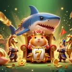 Experience slot gacor hari ini with a vibrant 3D casino scene featuring a hamster king and mini-games.